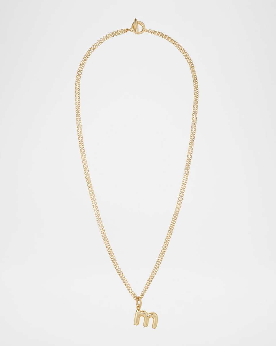 The Puffy Initial Necklace
